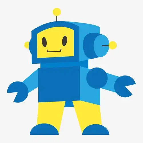 卡通外星人机器人矢量图卡通机器