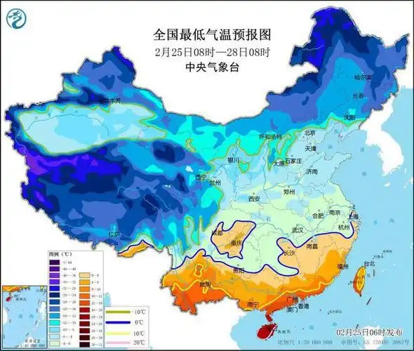 我国大部地区气温仍偏低 南方地区有小到中雨雪天气|冻雨|江南|预报图