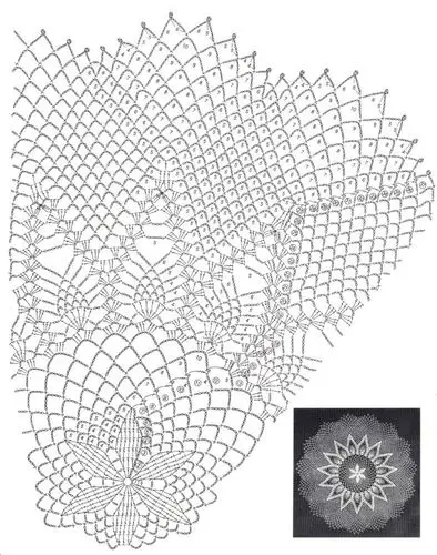 钩针钩花桌巾桌布桌垫
