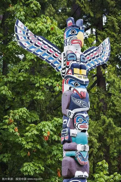 其它 大理市第四幼儿园【蒙17班】美术活动图腾柱 印第安人图腾柱