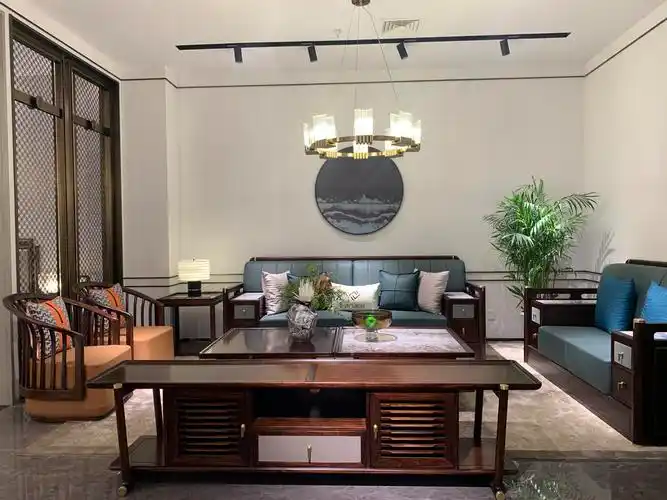 菲凡家居新中式客厅沙发d1105