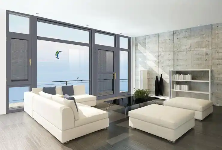 铝合金平开窗定制客厅隔音隔热铝合金平开窗