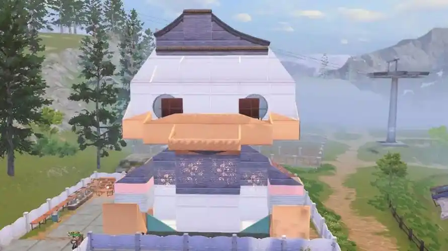 明日之后经典卡通房庄园里来了一位小丑还挺可爱的