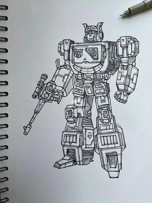 浅浅临摹一个变形金刚