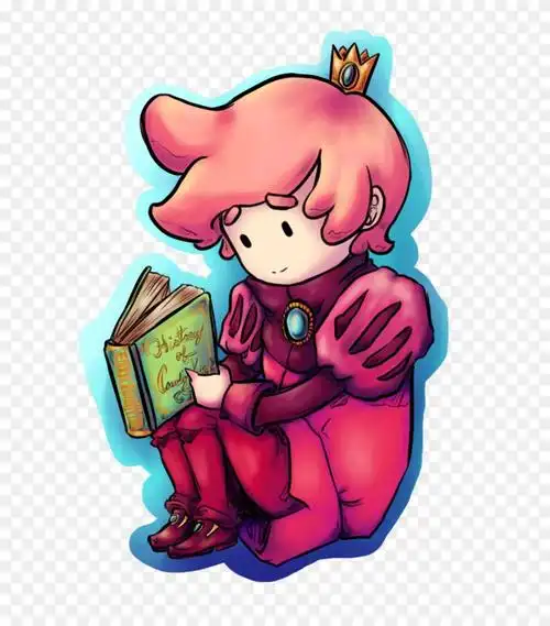 脊椎动物卡通粉红m指王子可爱