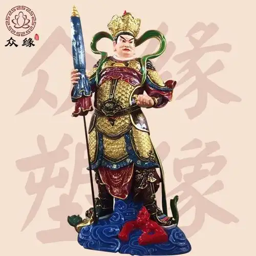 树脂贴金彩绘四大天王 四大护法 四大金刚菩萨宫供奉佛像佛堂寺庙
