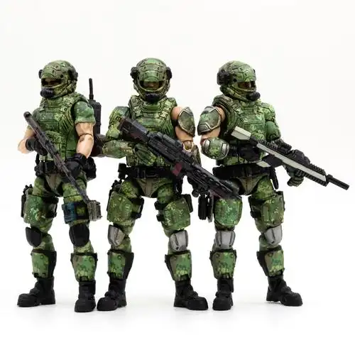暗源兵人特种兵手办模型警察套装军人士兵玩具可动人偶军事部队