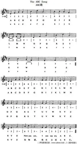 theabcsongabc歌