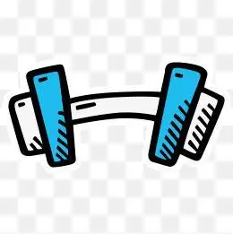 哑铃怎么画简笔画