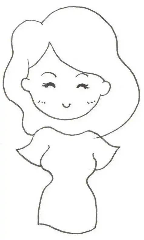 漂亮的妈妈简笔画步骤妈妈怎么画母亲节妈妈简笔画画法步骤教程这是一