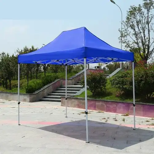 防雨加厚雨棚闪电客四角伞帐篷摆摊用伸缩式活动篷遮阳棚户外棚子折叠