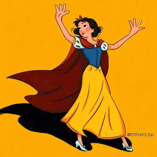 迪士尼手绘插画