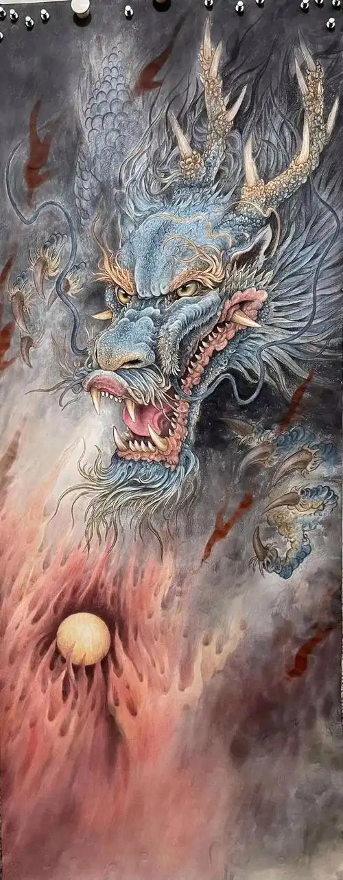 陈恋岗 国画 龙 欣赏!喜欢的收藏关注