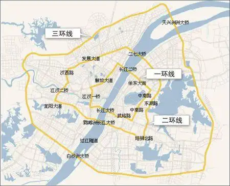 想知道: 武汉市武汉一环二环三环在哪?