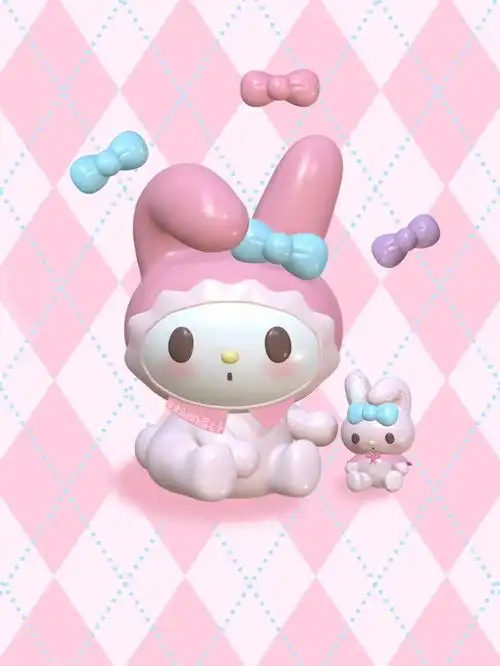 拿来做手机锁屏壁纸,做微信聊天界面都很不错!超级可爱!