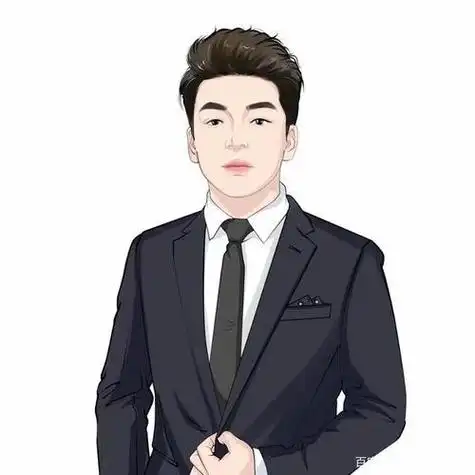 西装男职场卡通头像 卡通头像图片大全 -【爱个性】