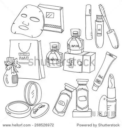 化妆盒简笔画 幼儿化妆盒简笔画