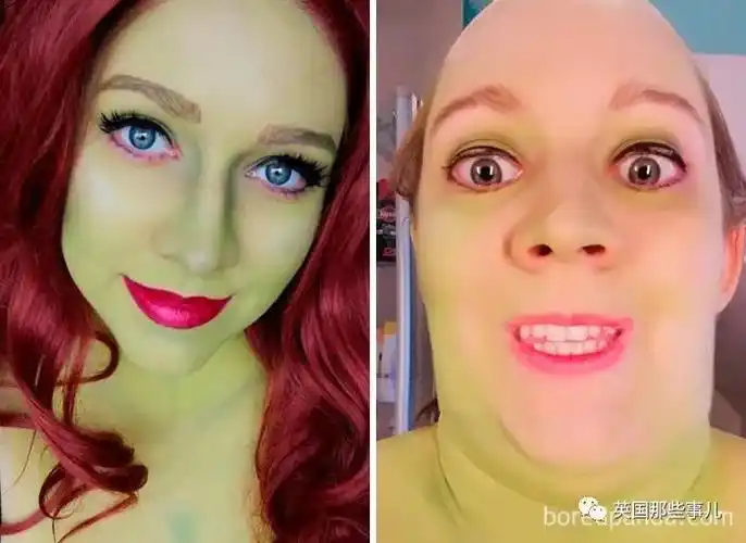 朋友圈晒的自拍vs最丑的表情,这一波美女为了赢扮丑第一,也是很拼了