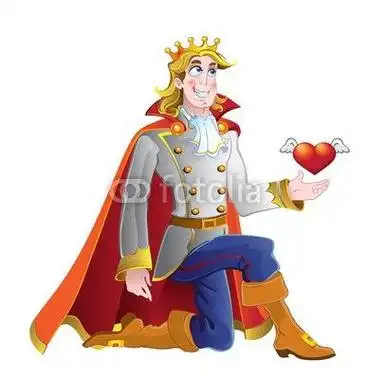 白马王子可爱简笔画6