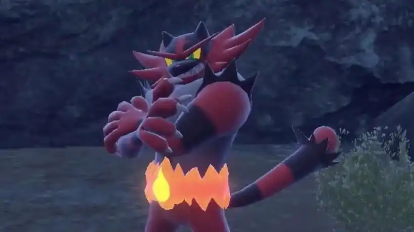 【宝可梦朱紫】同步器 动作展示 no.727 炽焰咆哮虎