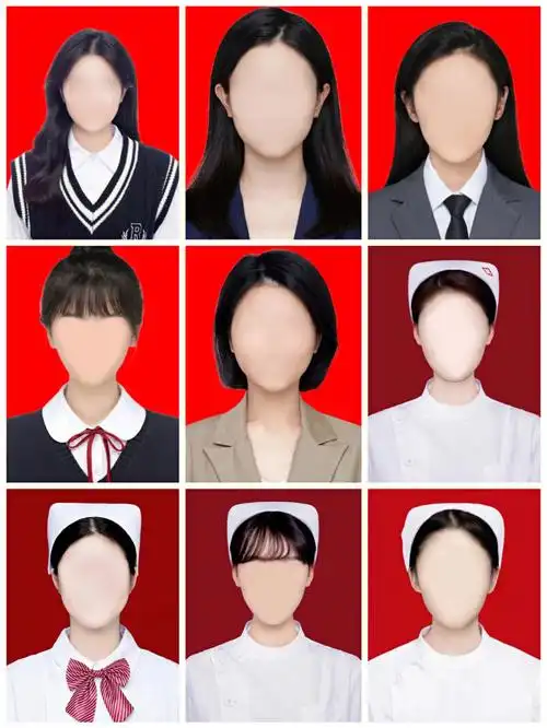 红底证件照模板来也需要p红蓝白底的滴滴