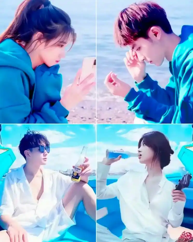 情侣头像《错位时空》 - 抖音