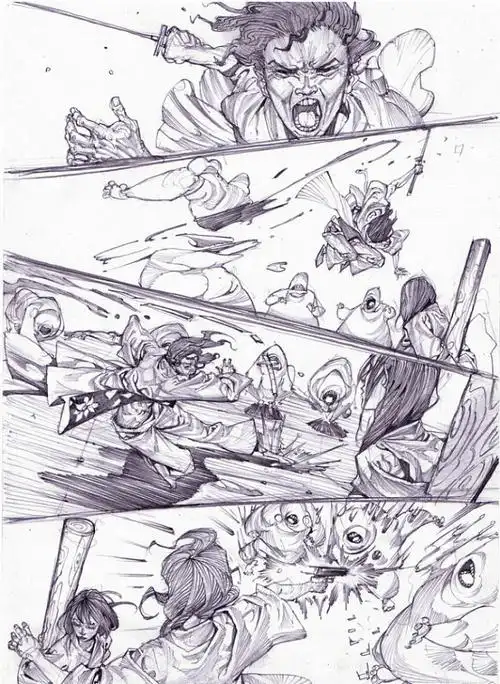 漫画分镜构图氛围