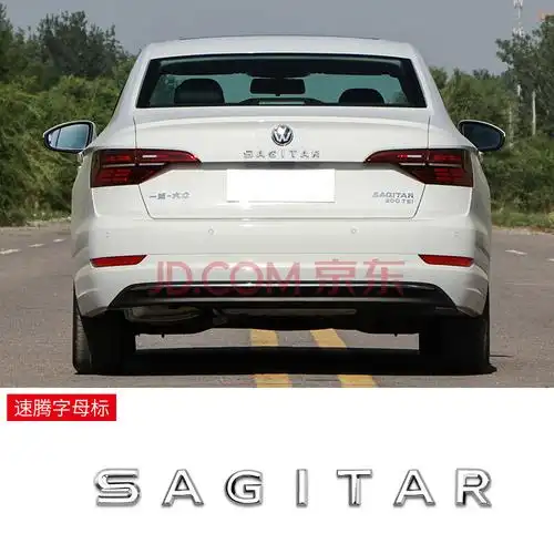 速腾sagitar途观tiguanl尾标车标字母 大众速腾sagitar-3d金属标