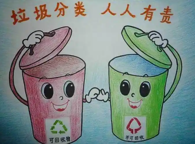 保护环境儿童画 保护环境儿童画图片大全 - 水彩迷