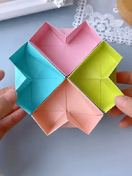 快过年了,这个心形收纳盒快学起来.