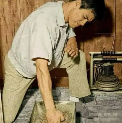 李小龙练功旧照铁砂掌二指禅已很常见图4隔山打牛你可见过