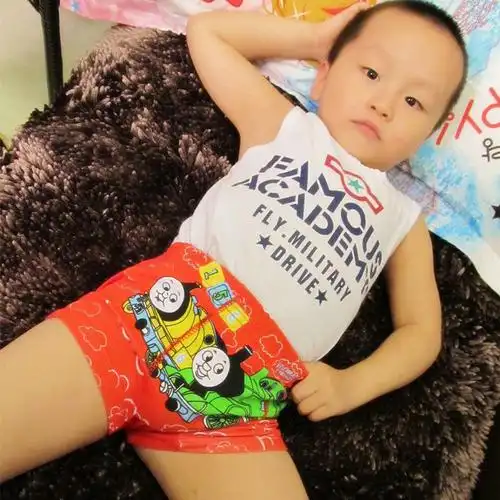 全棉儿童内裤 托马斯海绵宝宝儿童内裤 小火车头男童内裤