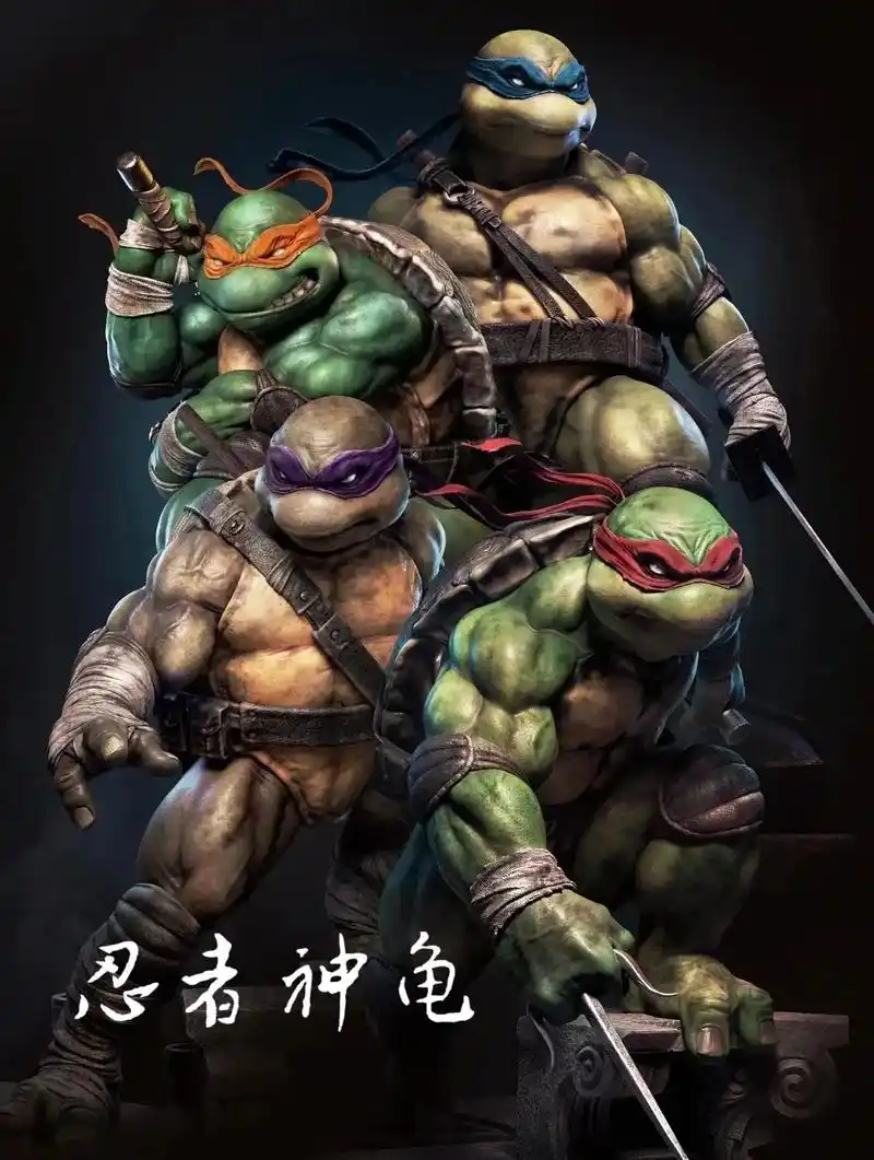 忍者神龟四兄弟由师父老鼠斯普林特抚养长大斯普林特不仅是四兄弟的