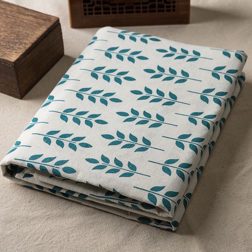 日韩棉麻布料田园风格手工加厚面料抱枕窗帘桌布沙发布拍照背景布