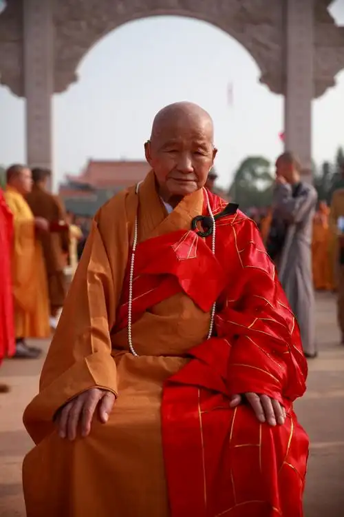 10月15日法会现场--本乐长老在