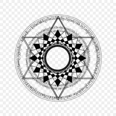 黑白魔法阵元素