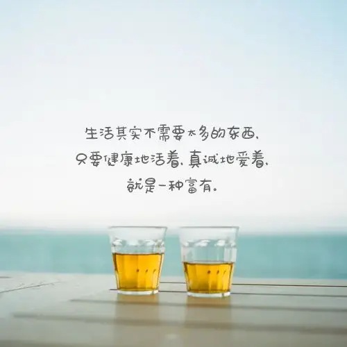 唯美暖心的文字语录图片