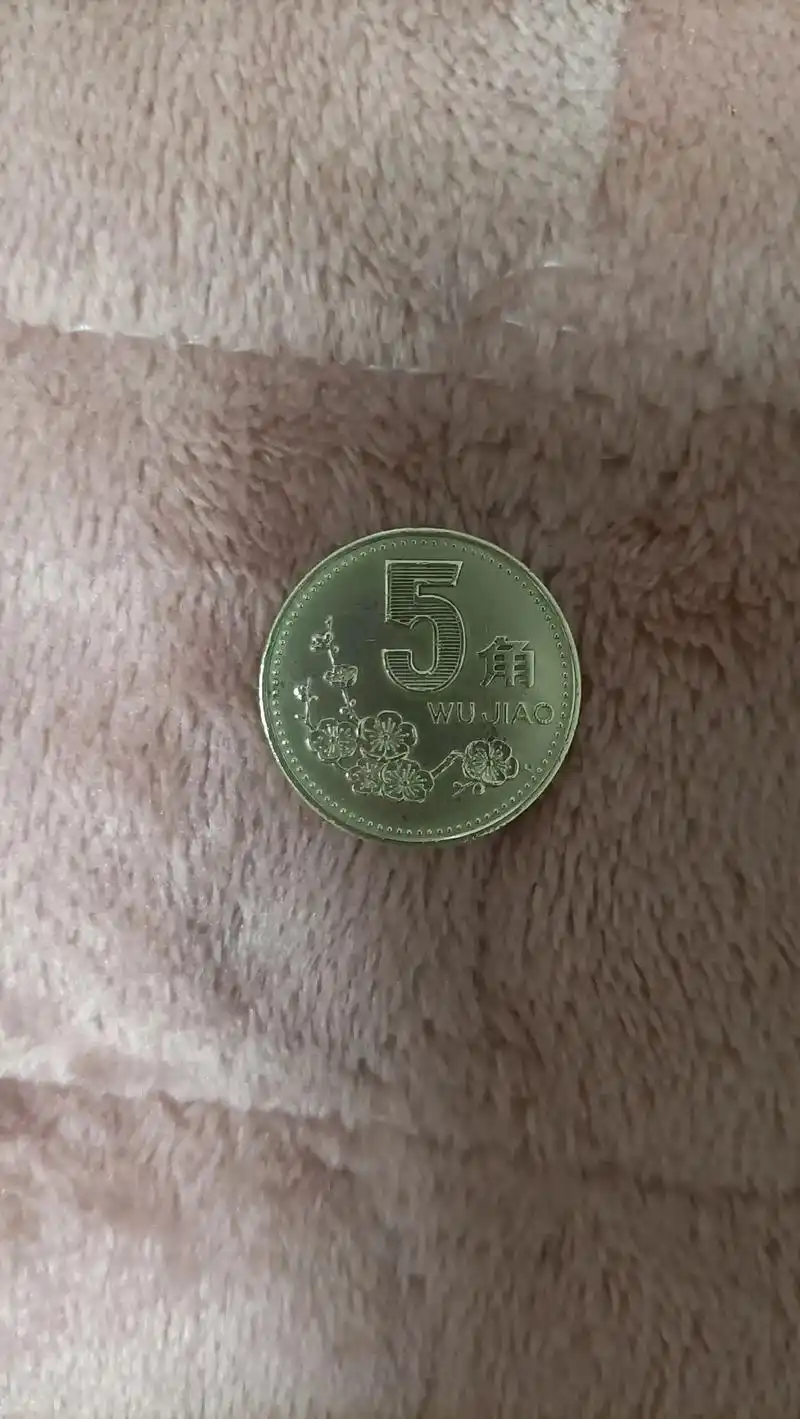 喜欢5角硬币的图案设计摆弄出来看一看