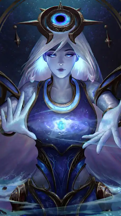 lol英雄联盟 光辉女郎 拉克丝 lux 耀星女神 手机壁纸