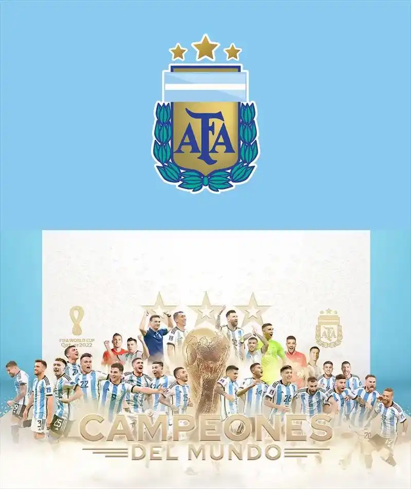 阿根廷国家队换上新logo.28天,64场比赛,2 - 抖音