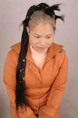 长发mm兰兰剃光头清晰大图(5)