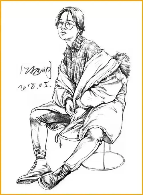 速写专题丨线条结构如何下手人物速写的练习方法