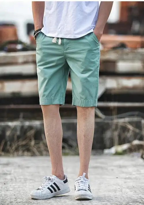 丹杰仕(danjieshi)2016夏装新款男士时尚小清新短裤男潮休闲糖果色