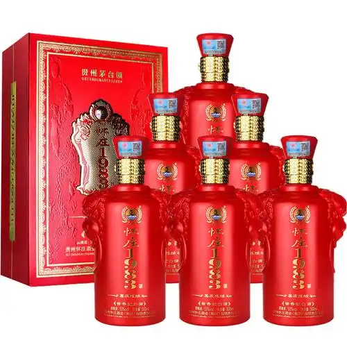 怀庄1983茅台镇喜庆陈酿53度酱香型白酒礼盒装500ml6瓶