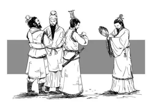 三顾茅庐简笔画简单