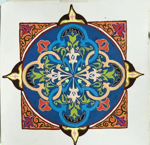 2016级美术学1班基础图案结课展