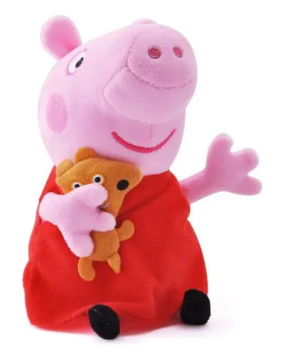 毛绒/公仔 【抖音同款 网红挂件】小猪佩奇玩具毛绒公仔玩偶 佩佩抱熊