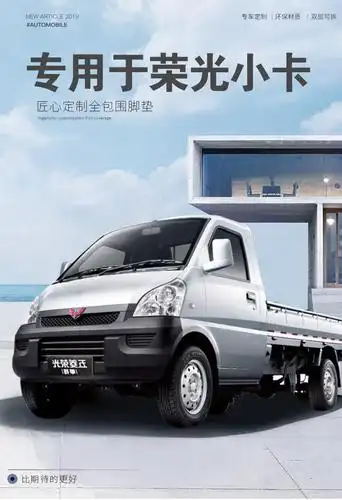 适用于五菱荣光小卡双排单排五座小货车全包围大丝圈改装前排脚垫大