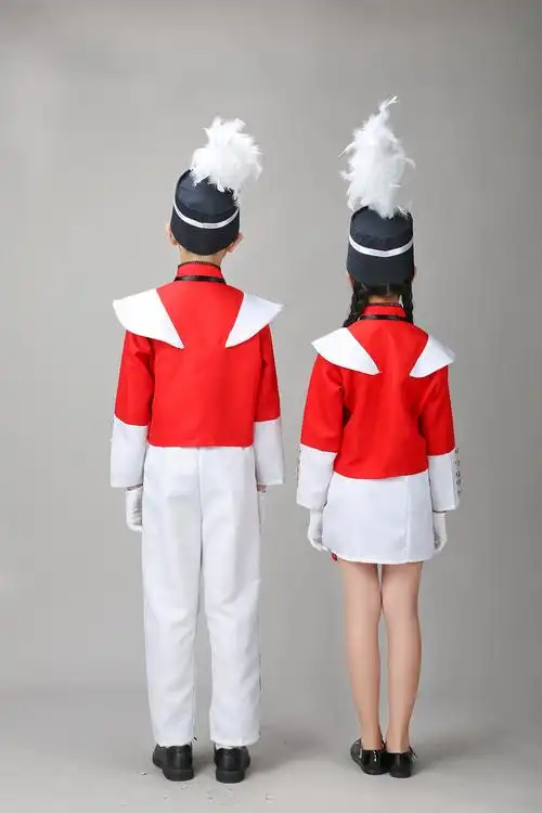 儿童鼓号队服装三军仪仗队升旗手护旗手学生少先队乐队演出服