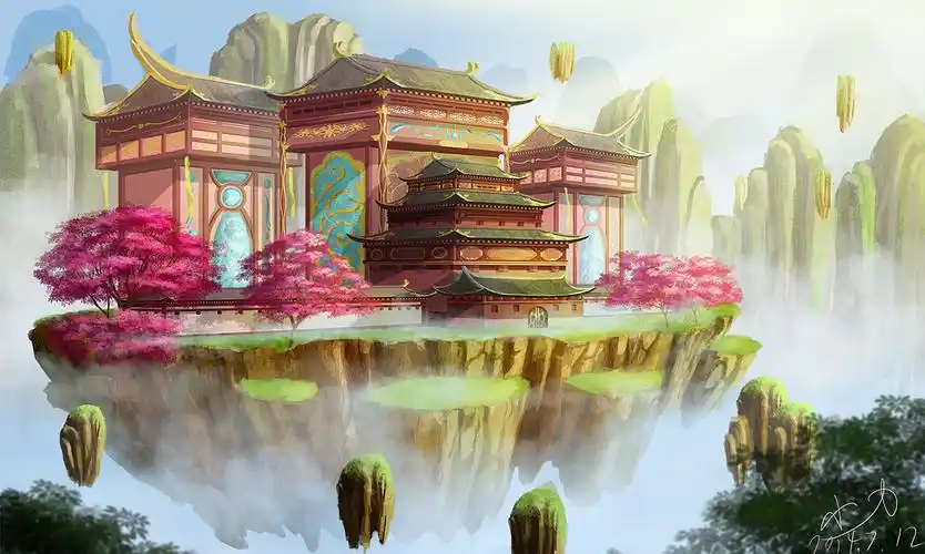 幻想仙界|插画|游戏原画|小力1 - 原创作品 - 站酷 (zcool)